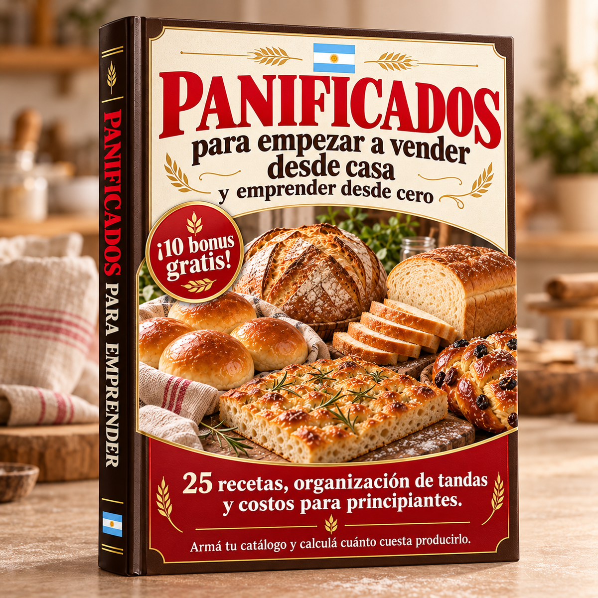 Panificados para emprender desde casa + 10 Bonus de regalo | Ebook digital